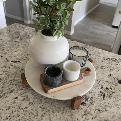 Salt & Pepper Marble Pinch Pot Set Gray/White - Hearth & Hand™ with  Magnolia in 2023