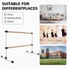 KWPZQEB Adjustable Ballet Barre, Steel Barre Bar for Home, Heavy Duty Dance Bar, Freestanding Double Ballet Stretch Dance Bar for Kids, Adult - 3 of 4
