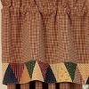 Park Designs Montclair Check Lined Border Valance 60'' x 14'' - 2 of 4
