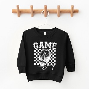 The Juniper Shop Retro Football Game Day Toddler Graphic Sweatshirt - 1 of 2