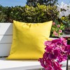 Tramull Rainforest Solid Pillow Cover 20x20 Inch, Indoor/Outdoor Water Resistant Decorative Pillow, Solarium Polyester - 2 of 4