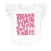 The Juniper Shop Shake Your Cotton Tail Wavy Flutter Sleeve Tee - 2 of 4