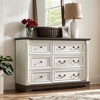 VANIRROR Farmhouse 6-Drawer Dresser Chest – Wooden Rustic Storage Organizer for Bedroom, Living Room, Sturdy and Durable - 2 of 4