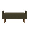 NicBex Modern 46" Storage Bench Accent Stools with Velvet Fabric for Bedroom and Entryway - 2 of 4