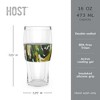 Host FREEZE Beer Glasses, Frozen Beer Mugs, Freezable Pint Glass Set, Insulated Beer Glass, Double Walled Insulated Glasses, Tumbler, 16oz, Green Camo - 3 of 4