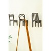 Cast Iron Chair Coat Hooks 7"H – Distressed Brown Wall Hooks, Set of Three by Kalalou - 2 of 3