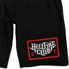 Stranger Things Hellfire Club Adult Black Sleep Pajama Shorts - 2 of 4