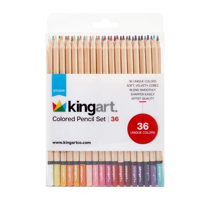 KINGART Colored Pencil Set, 36 Colors