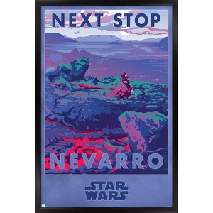 Trends International Star Wars: Nevarro - Next Stop Nevarro Framed Wall Poster Prints - 1 of 4