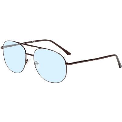 Scott&Zelda SZ7451 Unisex Classic Reading Glasses in Blue Gun Metal Silver 55 mm