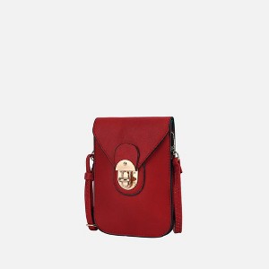 MKF Collection Kianna Medium Phone Crossbody Women's Vegan Leather Handbag by Mia K - 1 of 4