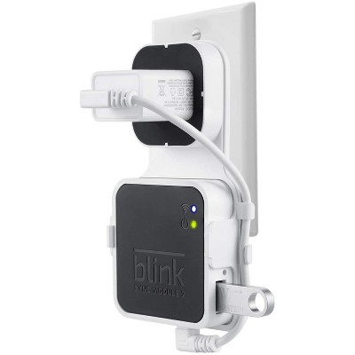 Wasserstein 64GB USB Flash Drive and AC Wall Mount Compatible with Blink Sync Module 2 (White)