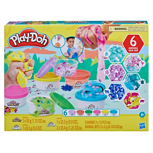 Playdoh Modeling Clay Slime, Foam Storage Container