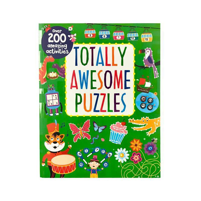 Totally Awesome Puzzles - by  Parragon Books & Susan Fairbrother (Paperback), 1 of 2