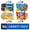 OREO Original, OREO Golden, CHIPS AHOY! & Nutter Butter Cookie Snacks Variety Pack - 44.86oz/56ct - 2 of 4