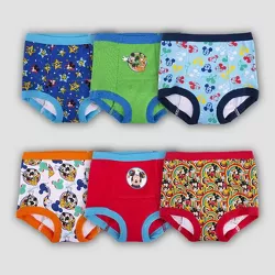 Toddler Boys' Mickey Mouse 6pk Training Underwear
