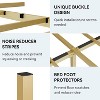 Bed Frame with Velvet Storage Headboard, Bed Frame with Storage Charging Station, Heavy Duty, No Box Spring Needed - 3 of 4