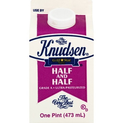 Knudsen Half & Half - 16 fl oz (1pt)