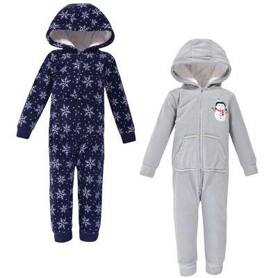 Hudson Baby Toddler Fleece Jumpsuits, Coveralls, And Playsuits 2pk ...