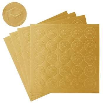 Ctosree 100 Pcs Blue Invitation Envelopes with Gold Foil Lining