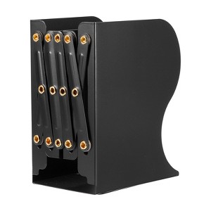 Unique Bargains Adjustable Bookend,Expandable Desk Magazine File Organizer Holder for Office Book Storage - 1 of 4