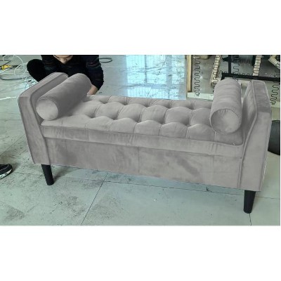Hallway Stool with Inclined Armrests