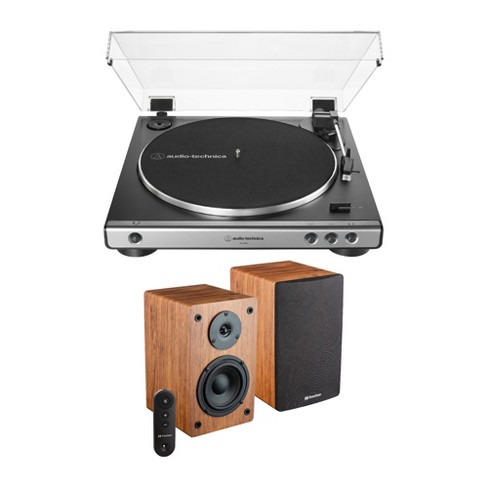 Audio-technica At-lp60x-gm Turntable (gunmetal) Bundle W/ Knox Lp1