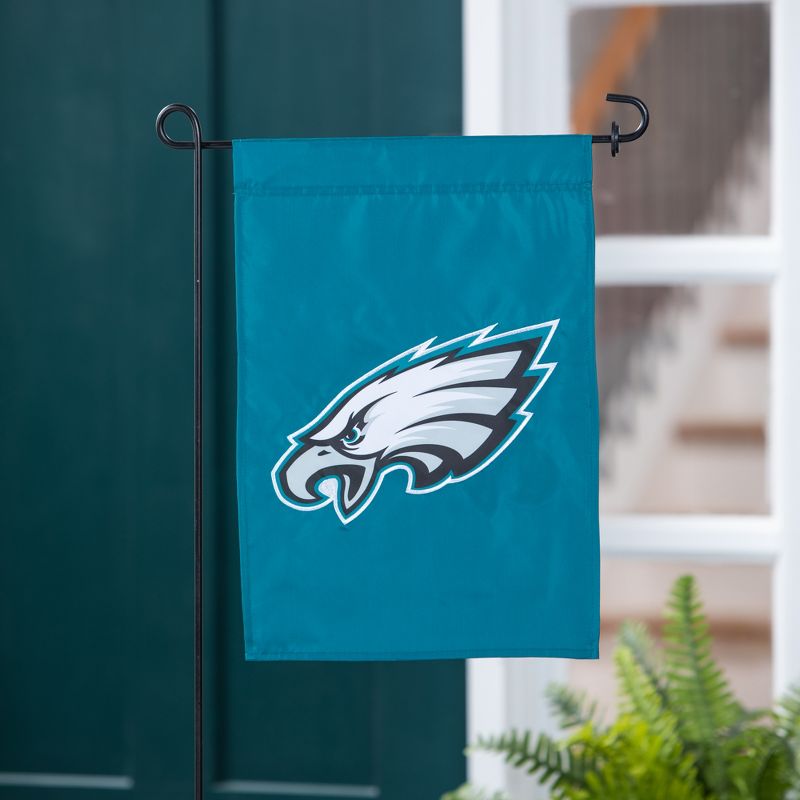 Evergreen NFL Philadelphia Eagles Garden Applique Flag 12.5 x 18 Inches Indoor Outdoor Decor, 1 of 2