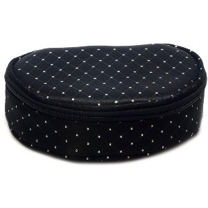 Speert Evening Star Designer Purse Cosmetic Zippered Bag Style 4072 (BLACK) - 1 of 4
