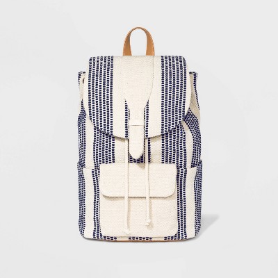 target striped backpack