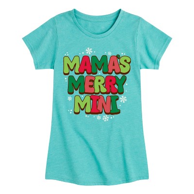 Girls' - Instant Message - Mamas Merry Mini Fitted Short Sleeve Graphic T-Shirt