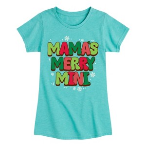 Girls' - Instant Message - Mamas Merry Mini Fitted Short Sleeve Graphic T-Shirt - 1 of 4