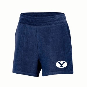 NCAA BYU Cougars Women's Terry Shorts - 1 of 3