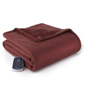Shavel Home ProductsMicro Flannel Reversible Electric Throw Blanket, 62" x 84" - 1 of 3