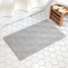 TOWN & COUNTRY EVERYDAY Ultra Plush Solid Tufted Windowpane Bath Mat - 2 of 4