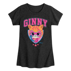 Girls' - Super Kitties - Ginny Fitted Short Sleeve Graphic T-Shirt - 1 of 3