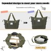 5-Piece Softside Luggage Set,Expandable Lightweight Suitcases with Spinner Wheels,Travel Duffel Bag and Toiletry Bag (20"/24"/28")-Cuddlewood - 3 of 4