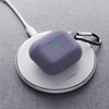 Insten Silicone Case Compatible with Airpods 3 3rd Gen 2021 Earbuds Protective Cover with Carrying Keychain for Girls Women Boys Men, Lavender - 4 of 4
