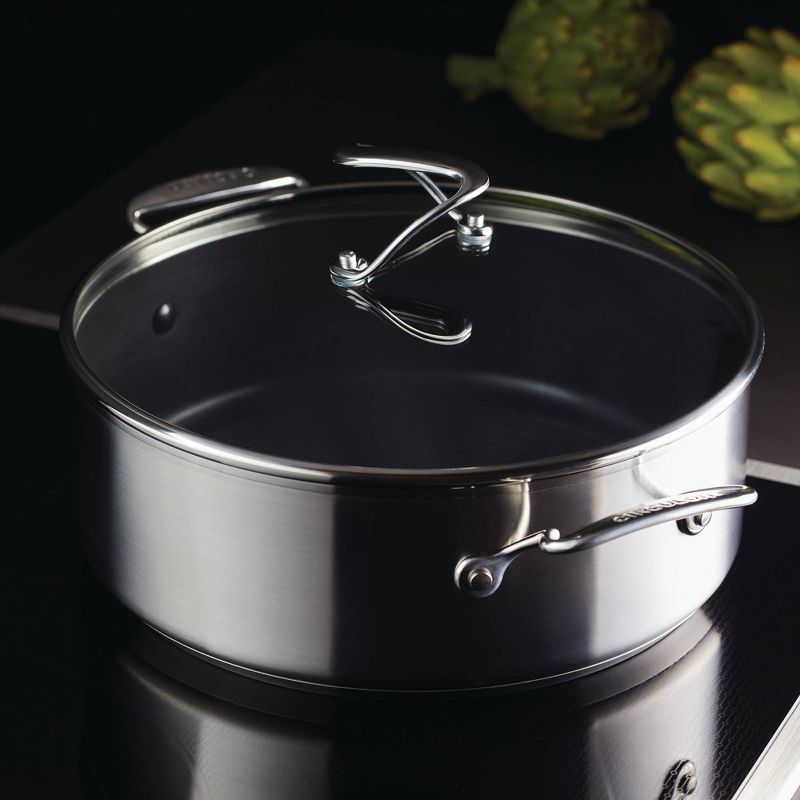 Circulon Next Generation Stainless Steel 7.5qt Covered Stockpot, 4 of 8