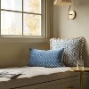 Square Bird in Nature Pillow with Printed Reverse and Ruffle Trim neutral - Threshold™ - 2 of 4