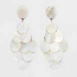 Mother of Pearl Kite Drop Earrings - A New Day™