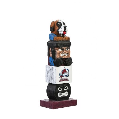 Evergreen Team Sports America NHL Colorado Avalanche Tiki Totem, Team Colors, One Size