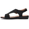 Andrea Leather Comfort laser Pattern Sandals 88526 - image 3 of 4