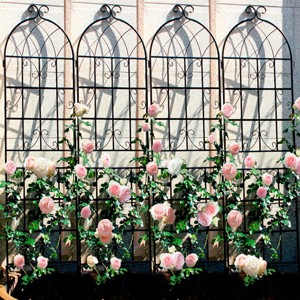 2 Pack Metal Garden Trellis, Rose Trellis Metal With 71" X 19" Rustproof Trellis For Climbing Plants, Rose Climbing Trellis-Cuddlewood - 1 of 4
