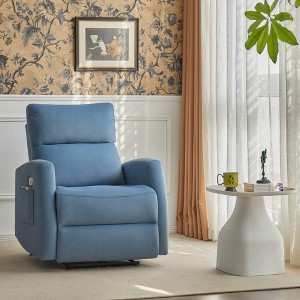 Recliner Chair,Fabric Power Recliner,Adjustable Modern Reclining Chair with Footrest for Adults,for Living Room,Medium - 1 of 4