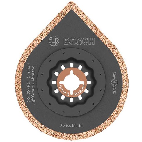 Bosch Starlock 2 1 2 In. X 4 In. L Carbide Grout Removal Blade 1