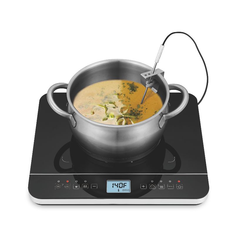Salton Induction Cooktop with Temperature Probe Black, 4 of 9