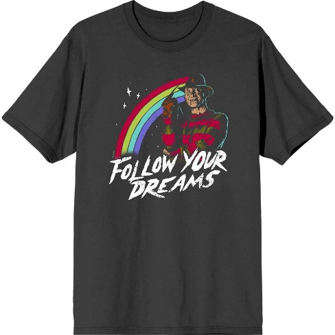 A Nightmare On Elm Street Follow Your Dreams Men's Crew Neck Short Sleeve Tee - image 1 of 2