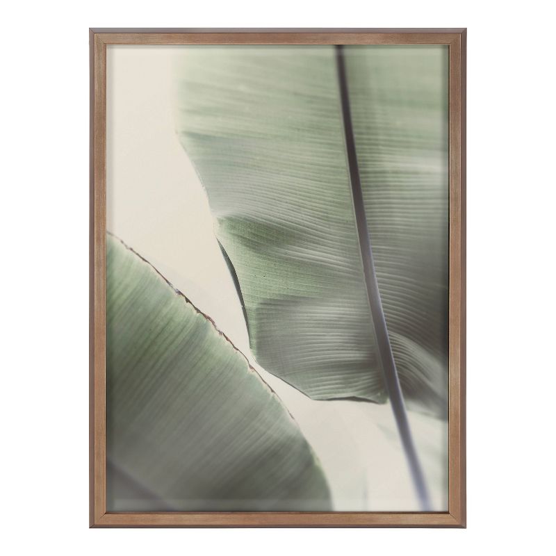 18&#34; x 24&#34; Blake Vintage Palms Framed Printed Glass by Alicia Abla Gold - Kate &#38; Laurel All Things Decor, 3 of 9