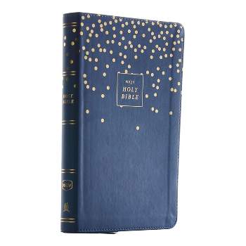 Nkjv, Thinline Bible Youth Edition, Leathersoft, Blue, Red Letter Edition, Comfort Print - by  Thomas Nelson (Leather Bound)